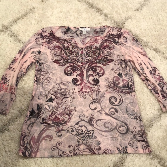 Style & Co. Tops - Style & Co Bedazzled top